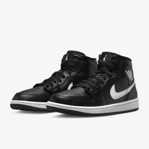 Air jordan 1 mid black/white - dv0991 001
