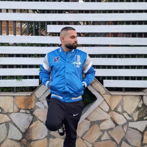Giubbino mitchell e ness azzurro - ojbf5516 dliyypppdtbl