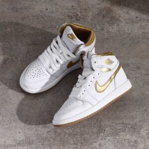 Air jordan 1 high metallic gold bambino - fd2597 107