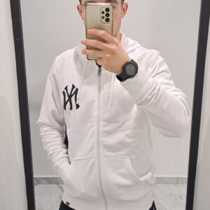 Felpa bianca new york yankees - aptch090123 004