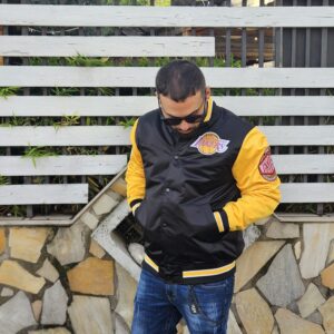 Giubbotto lakers - Jk8453 lalblck