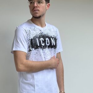 T-shirt icon bianca - icus2s5t039