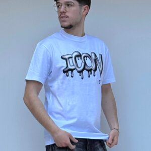 T-shirt icon bianca - icus2s5t045