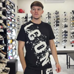 T-shirt icon nera - icus2s5t028