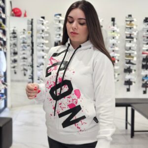 Felpa donna icon bianco schizzo - icdf2w6f011