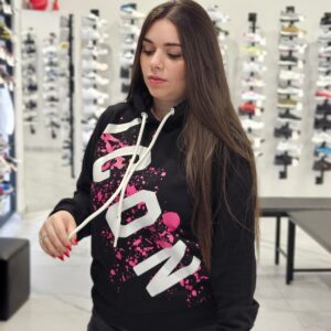 Felpa donna icon nero schizzo - icdf2w6f011