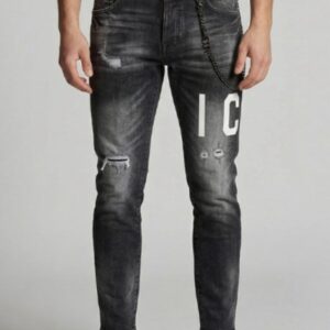 Icon jeans IUD023 STAMPA FRONTE-RETRO